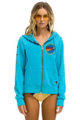 AVIATOR NATION ASPEN HOODIE - NEON BLUE