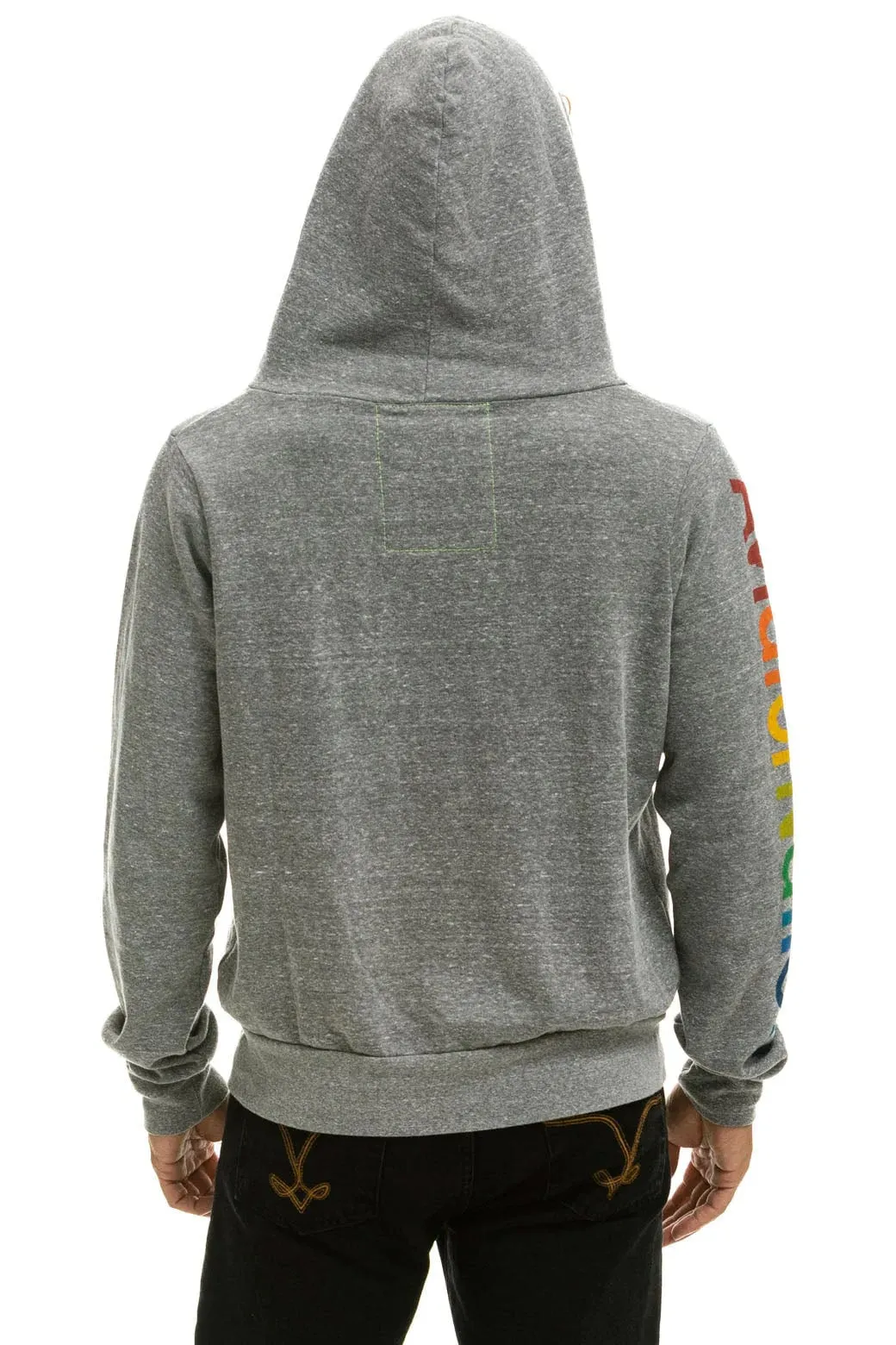 AVIATOR NATION NEW YORK CITY HOODIE - HEATHER GREY