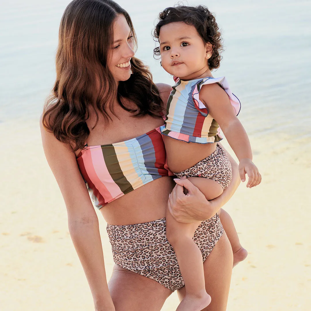 Baby Girls Elsie Tankini - Multi Wide Stripe