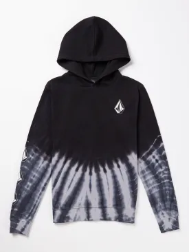 Big Boys Volcom Dyed Hoodie - Black