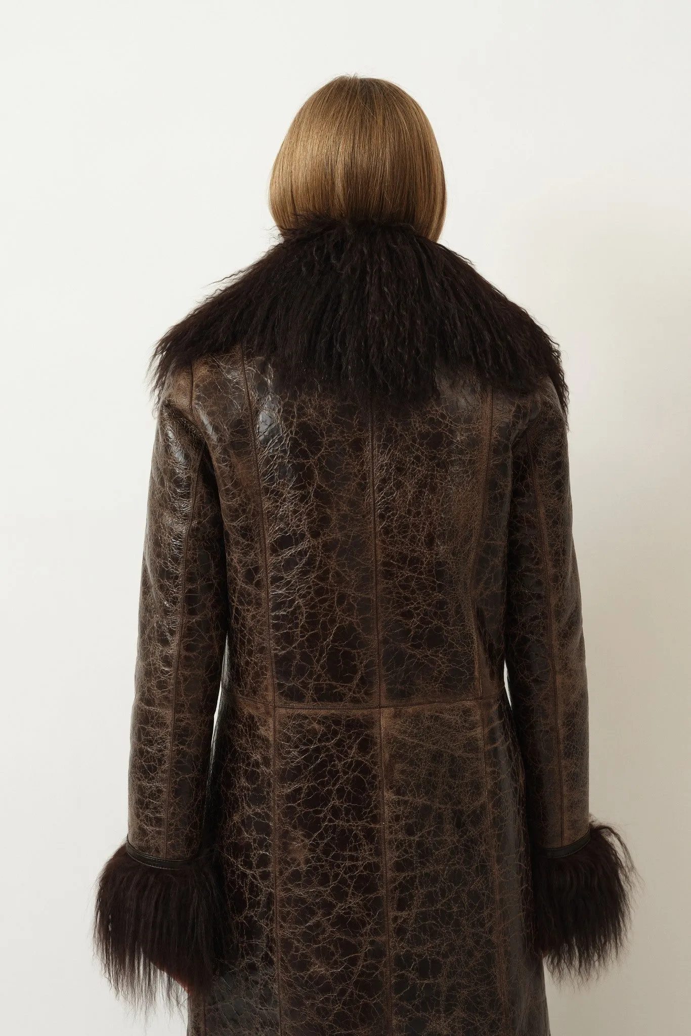 Bonna Coat — Distressed Brown