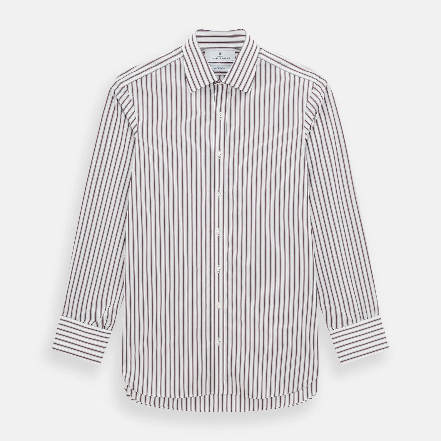 Burgundy Track Stripe Winston Shirt