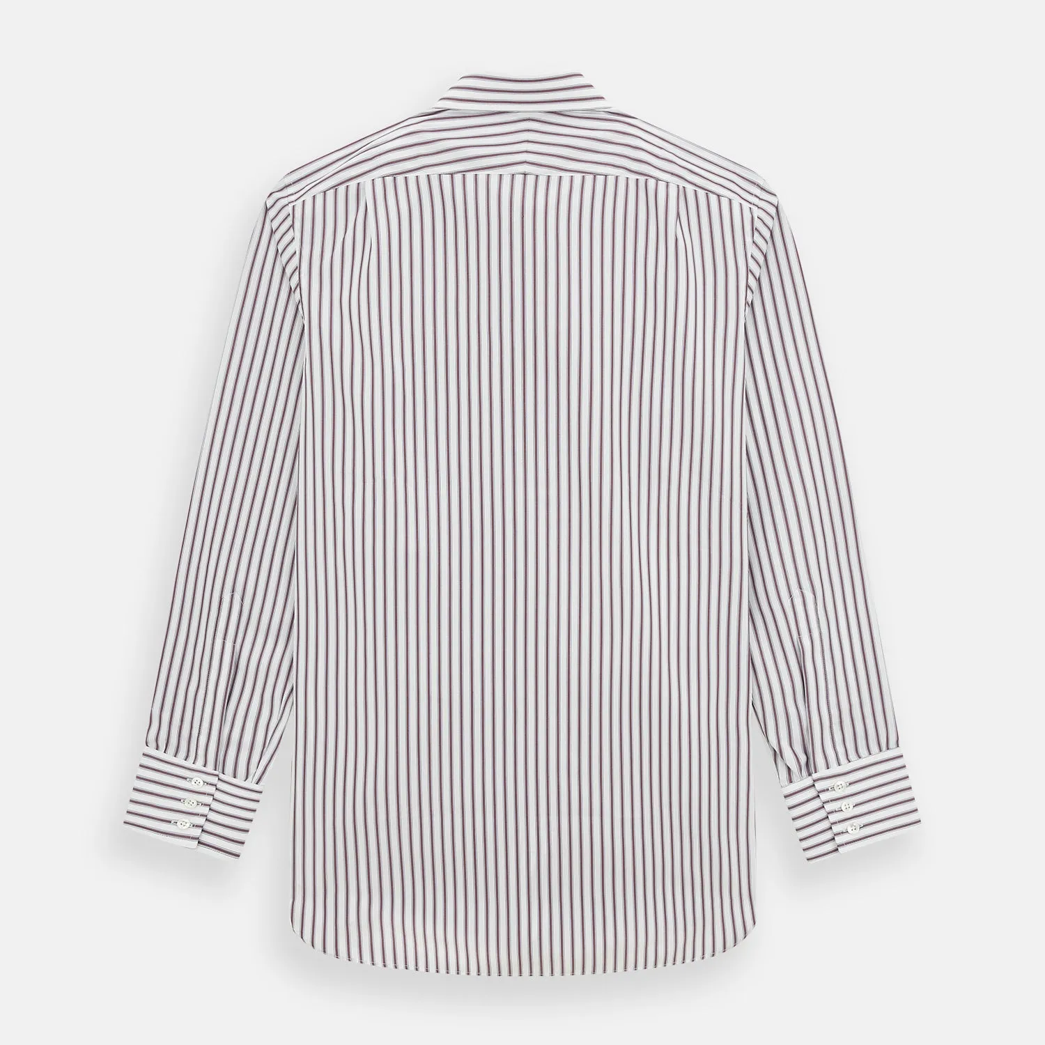 Burgundy Track Stripe Winston Shirt