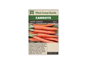 Carrots - Nantes Coreless (Seeds)