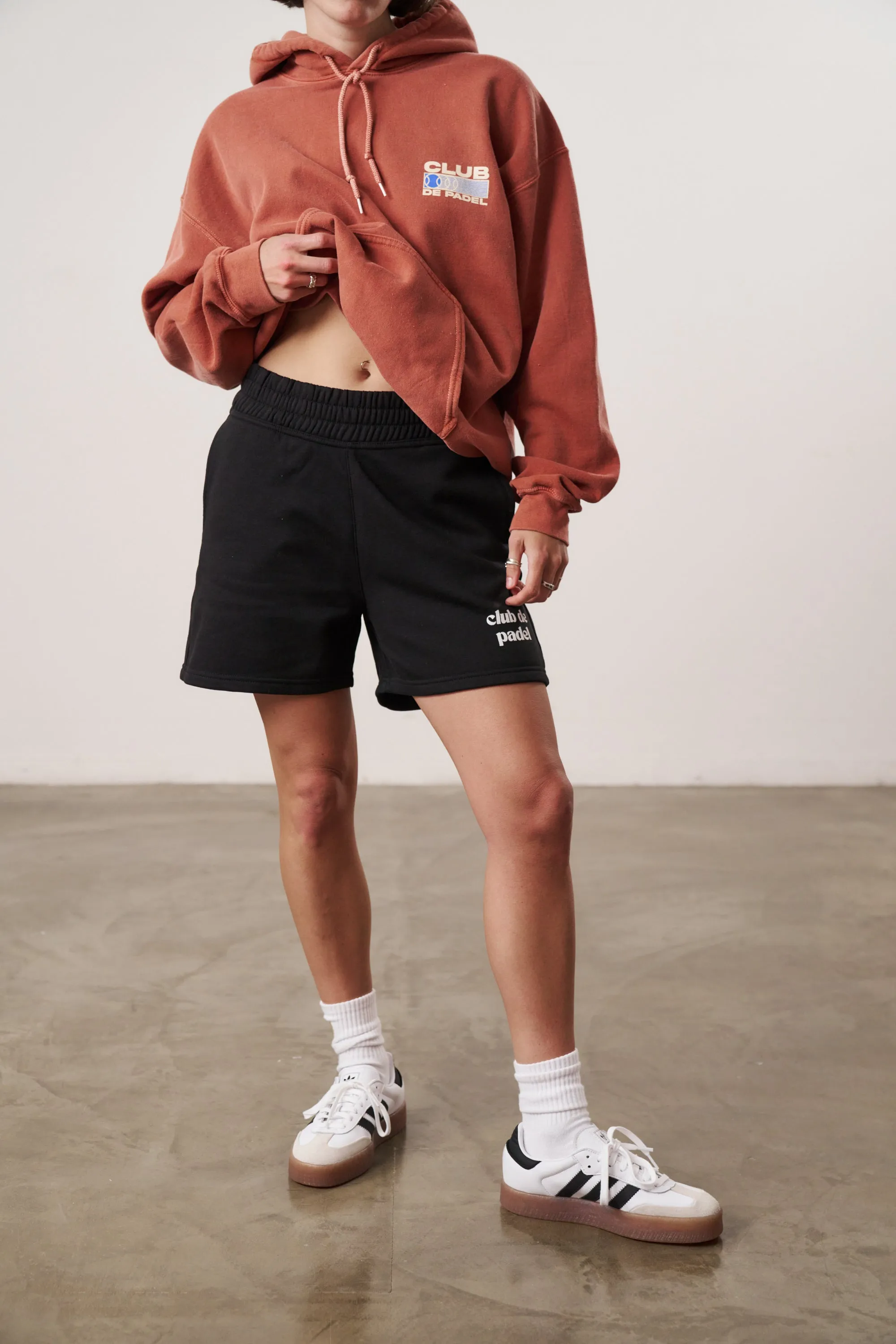 Club de Padel Logo WMNS Jogger Shorts - Black