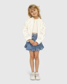 Cool Like Me Bomber - White