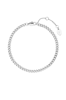 Delicate Curb Bracelet Silver