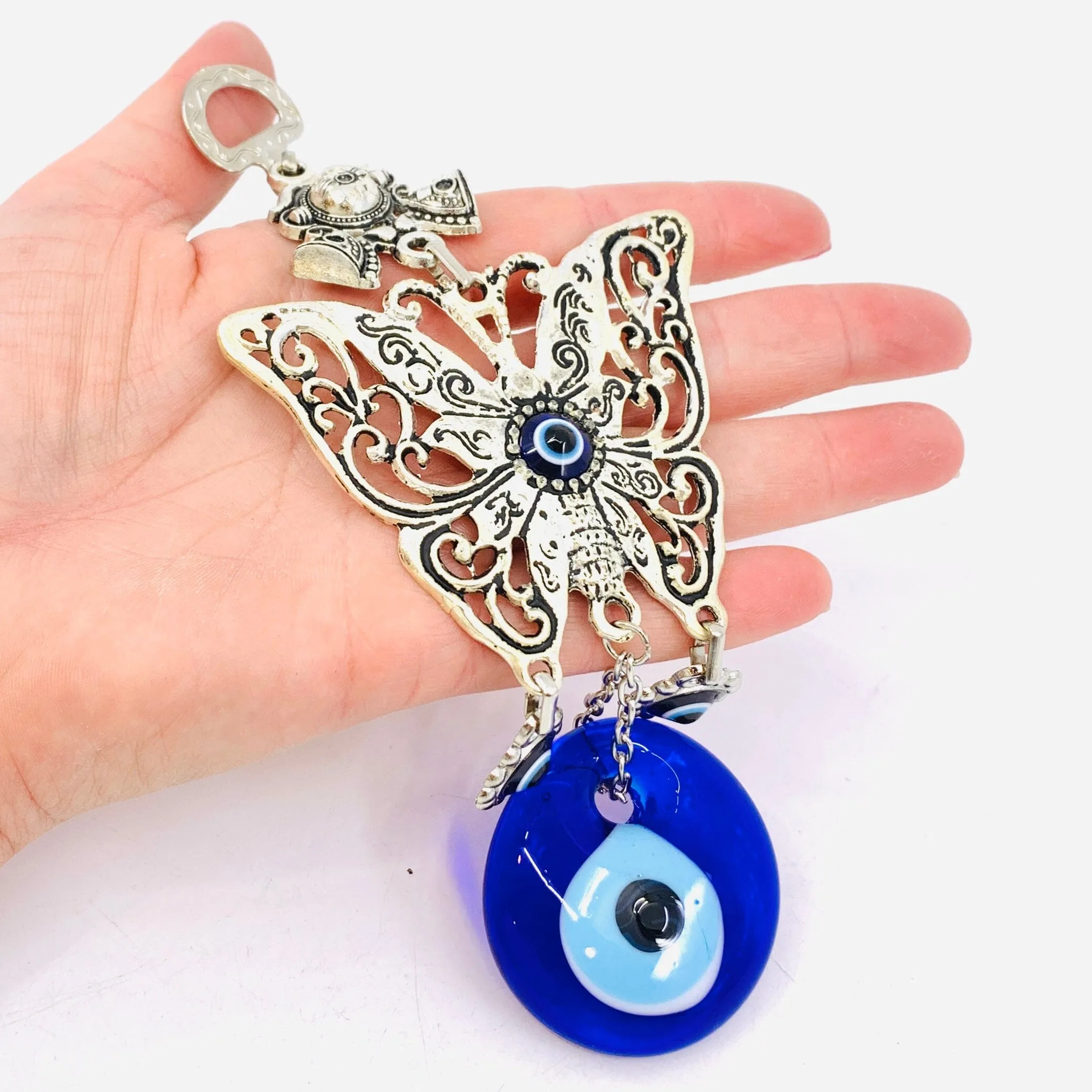 Evil Eye Butterfly Hanger