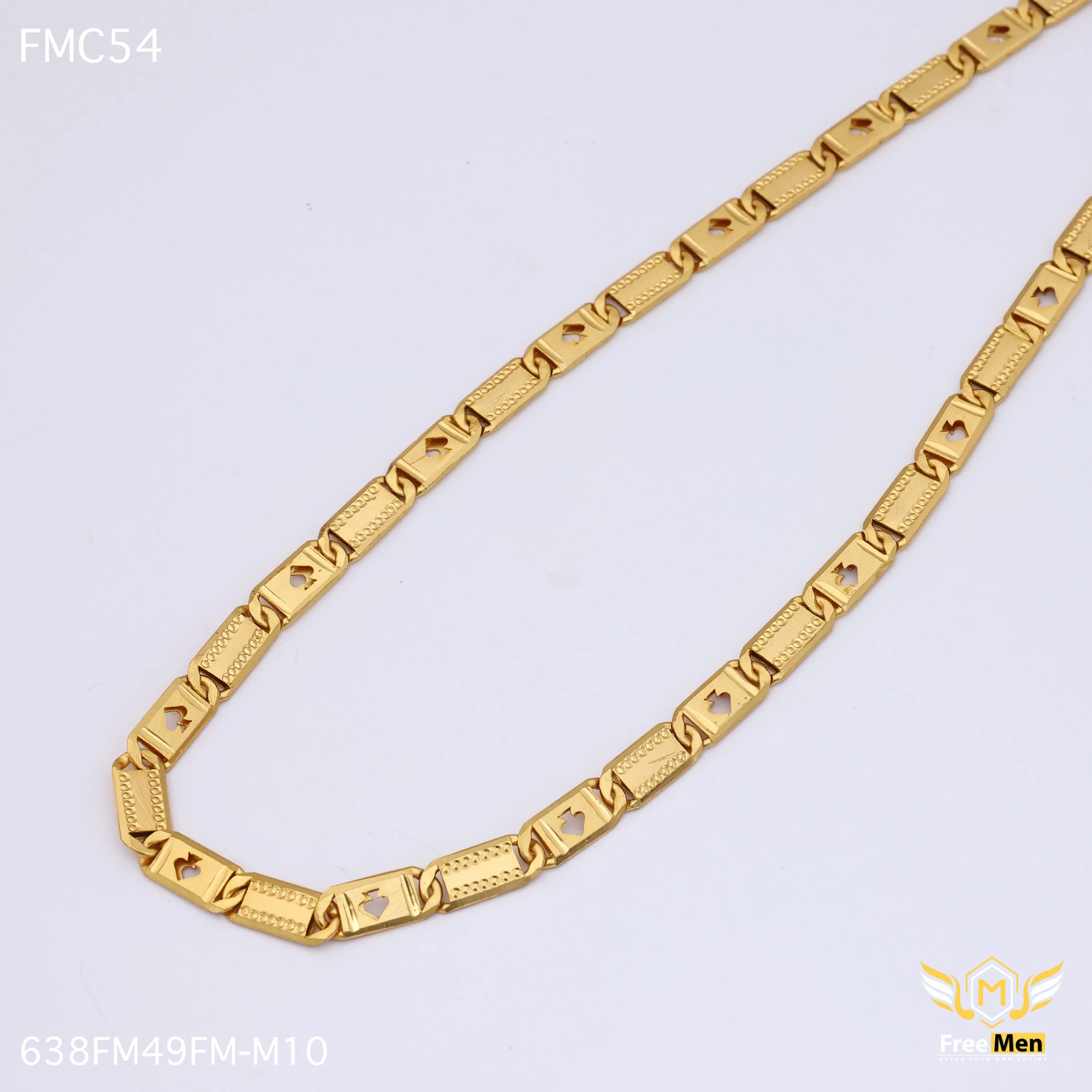 Freemen Best Broad Nawabi Paan Design Chain - FMC54