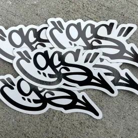 GCS Logo sticker (white)