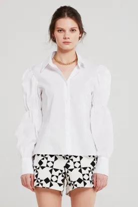 Hazel Bracelet Puff Sleeve Shirt