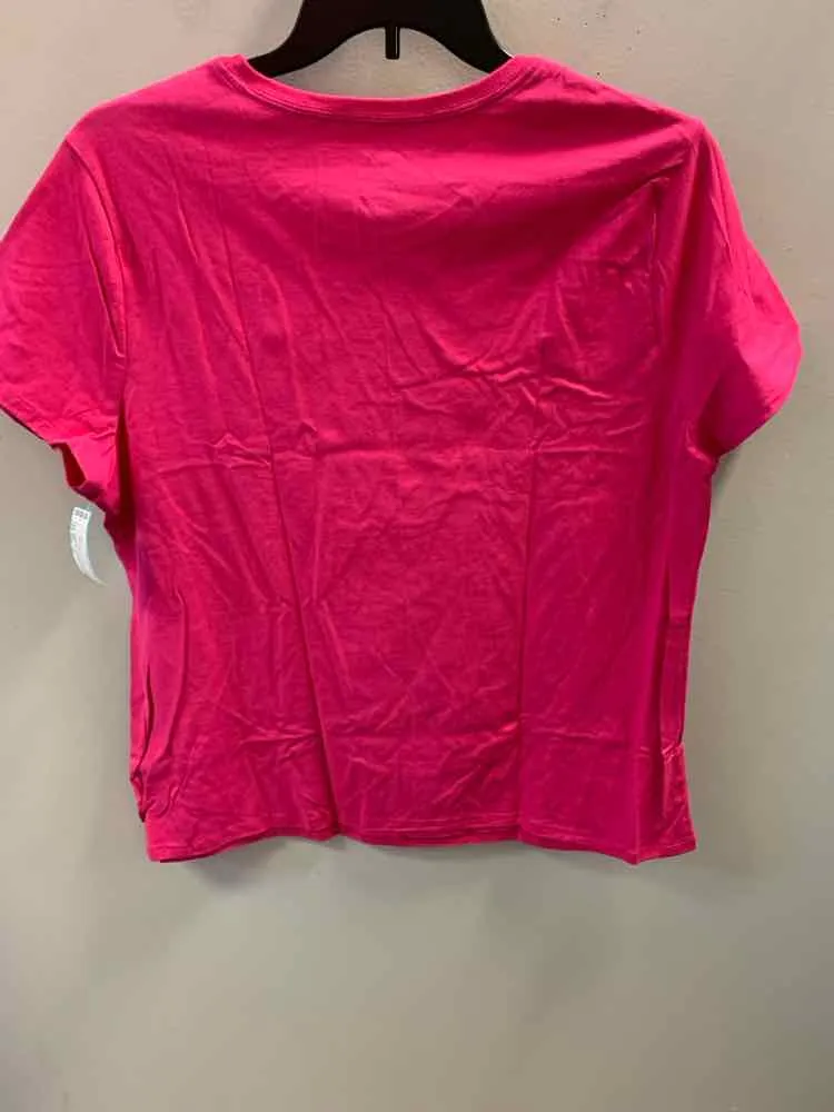 JMS PLUS SIZES Size 2X HT PINK TOP