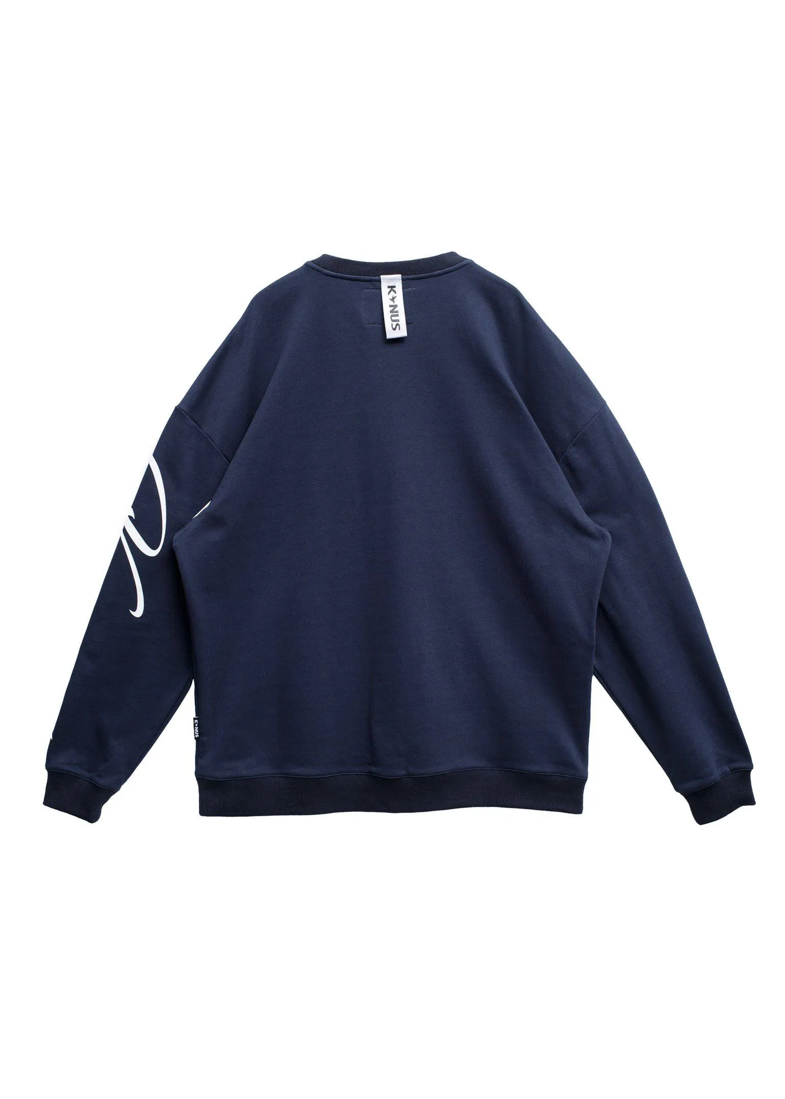 Men's Oversized Zip Pocket Sweatshirt In Navy