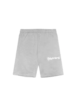 MONEY SIG APE SHORTS 14OZ - ICE GREY MELANGE