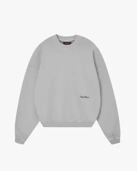 PERFECT BOXY CREWNECK GREY