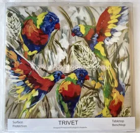 Rainbow Lorikeet trivet