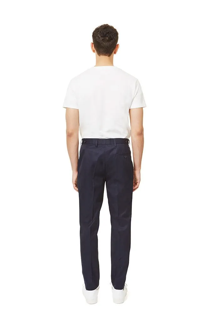 Slim Fit Trousers - Navy