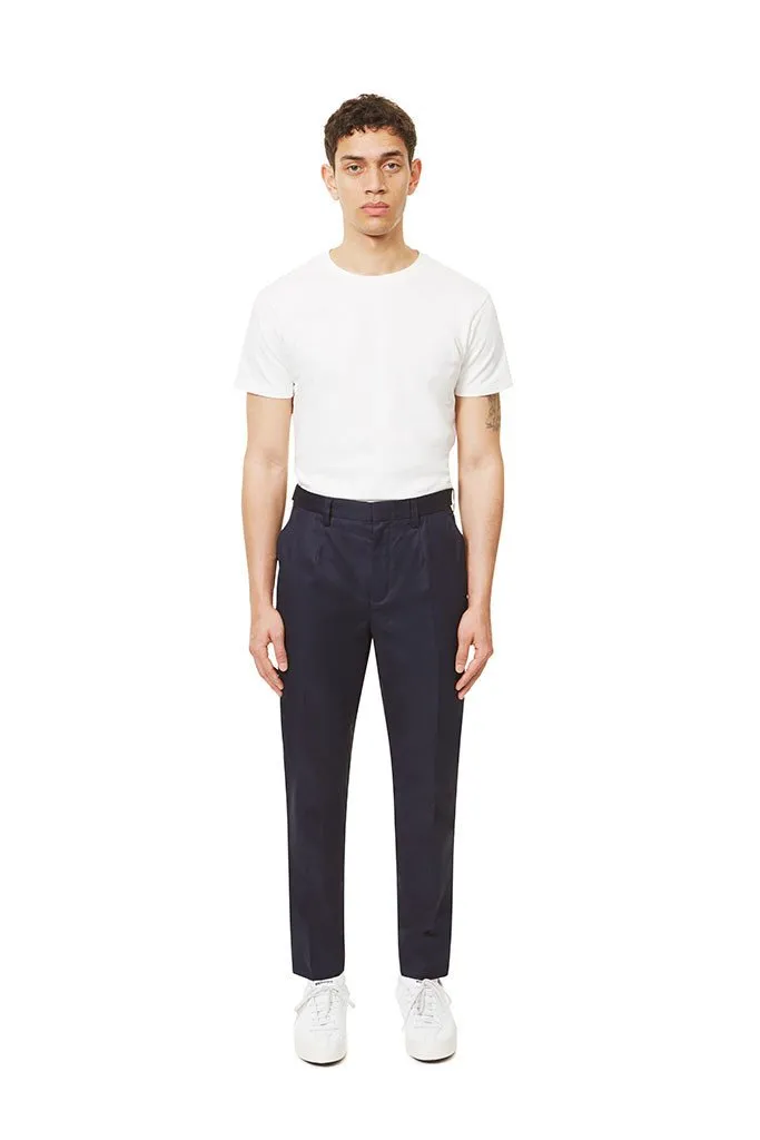 Slim Fit Trousers - Navy