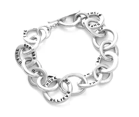 Sterling Silver Heavy Link Bracelet